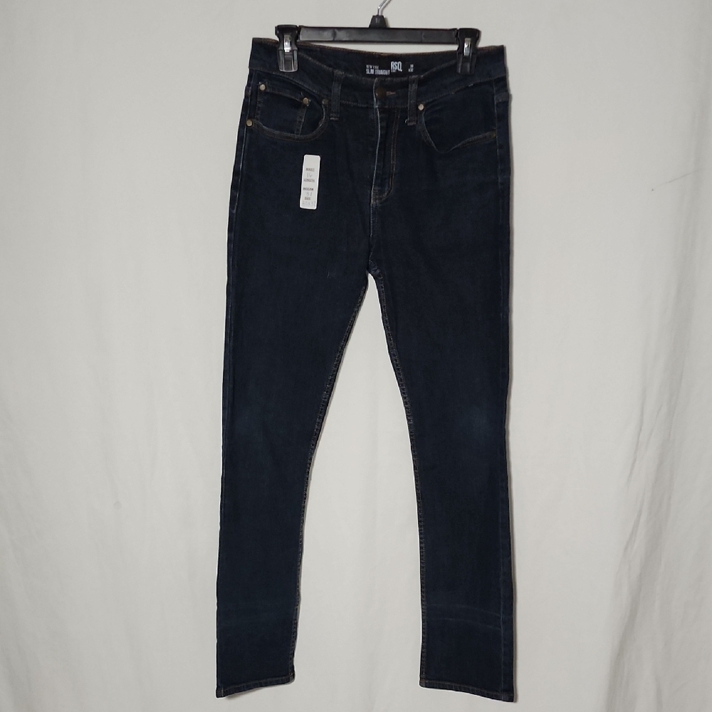 RSQ Dark Blue Skinny Jeans for Men